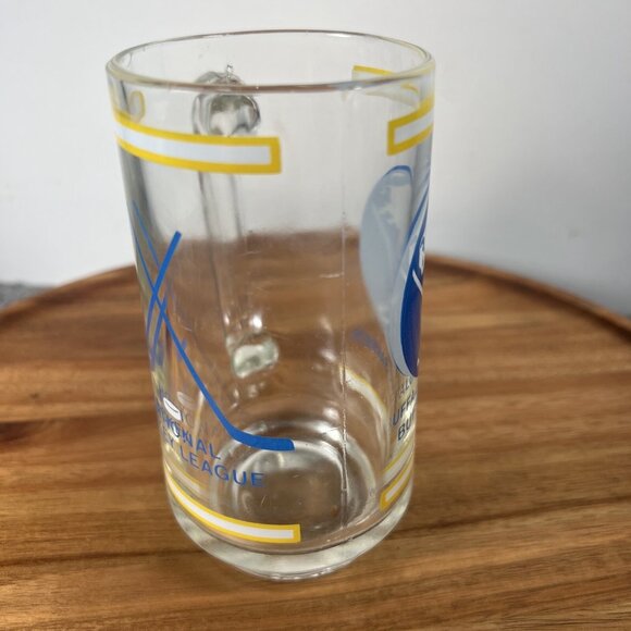 1980s Buffalo Sabres Beer Stein Original Logo National Hockey League Glass Mug - Picture 6 of 13